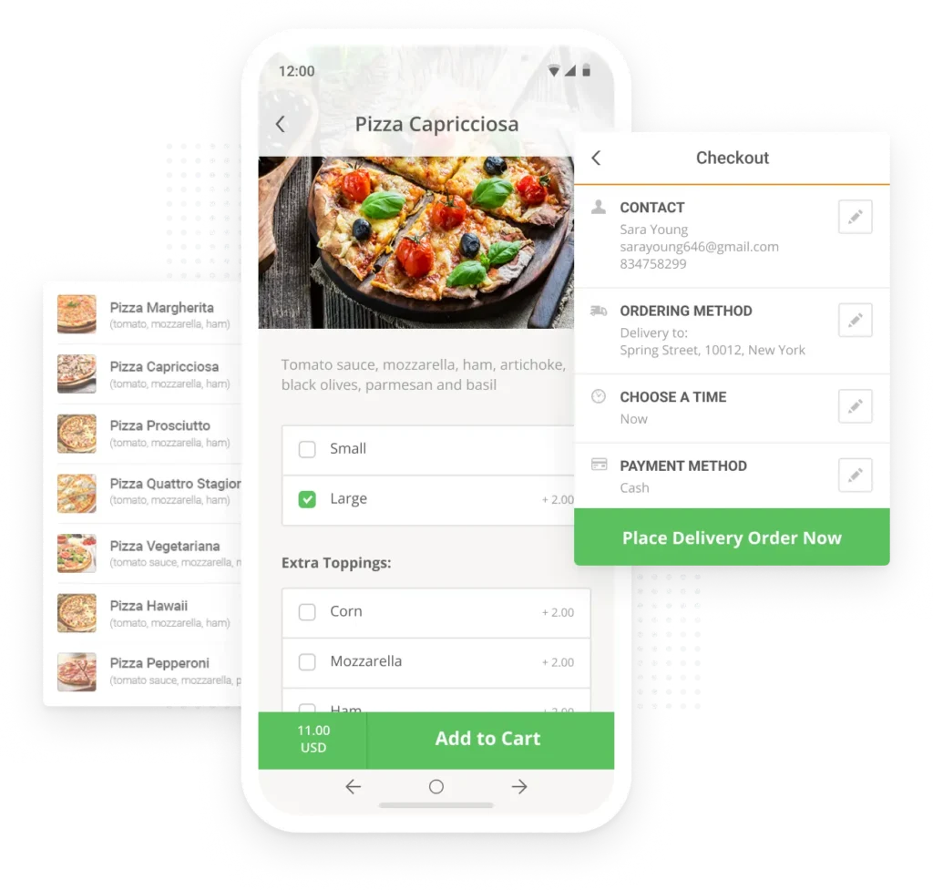 Det er næsten for nemt at bestille via vores app